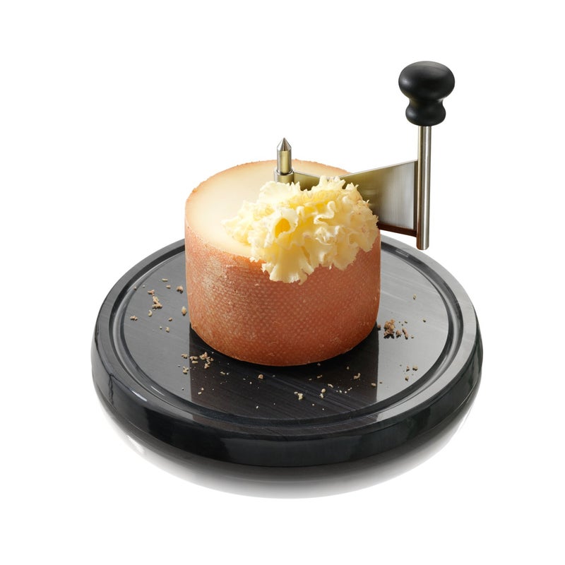 BOSKA Cheese Curler - Marble Pro Stainless Steel - Best for Cheese Wheel or Chocolate - Multifunctional Rust-Proof Shredder - Manual Handheld Cheese Slicer 10in - Image 1